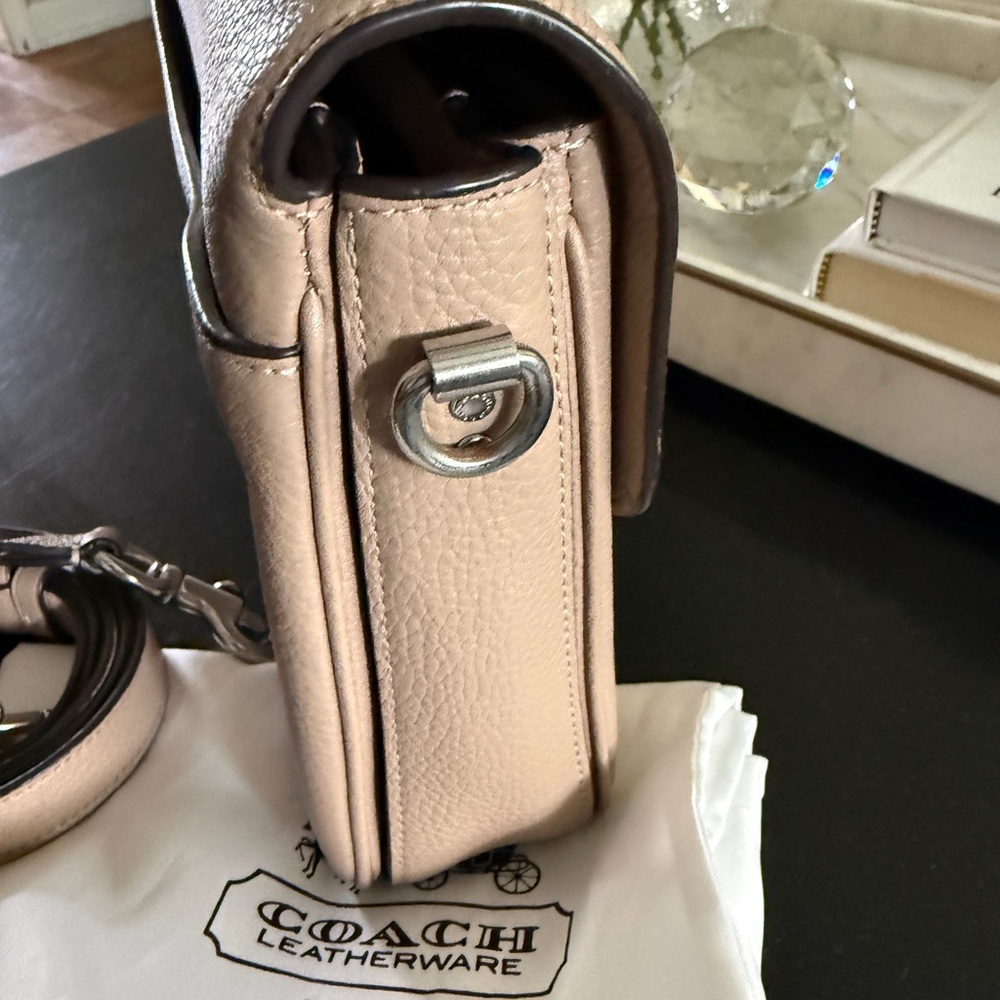Coach Cassie Taupe Pebbled Leather - Picture 6 of 12